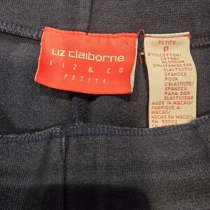 Liz Claiborne Dark Blue Petite Trousers